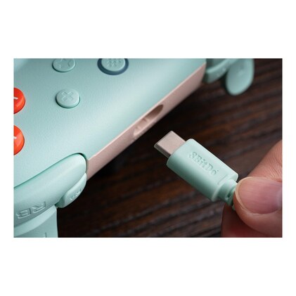 8Bitdo Ultimate 2C Wired Controller for Windows PC and Android, with 1000Hz Polling Rate, Hall Effect Joysticks and Hall Triggers, and Remappable L4/R4 Bumpers (Mint) — imagem 7