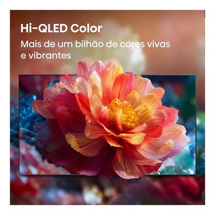 Hisense Smart TV 4K Hi-QLED 50" Polegadas 50Q6QVV com Processador AI, Dolby Vision, HDR10+, HLG, Filmmaker Mode, Dolby Gaming, Dolby Atmos, MiraCast e Compatibilidade Alexa — imagem 6