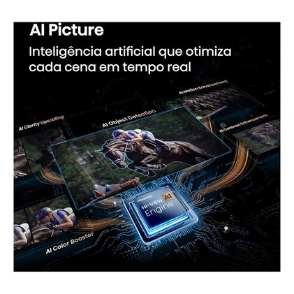 Hisense Smart TV 4K Hi-QLED 50" Polegadas 50Q6QVV com Processador AI, Dolby Vision, HDR10+, HLG, Filmmaker Mode, Dolby Gaming, Dolby Atmos, MiraCast e Compatibilidade Alexa — imagem 7