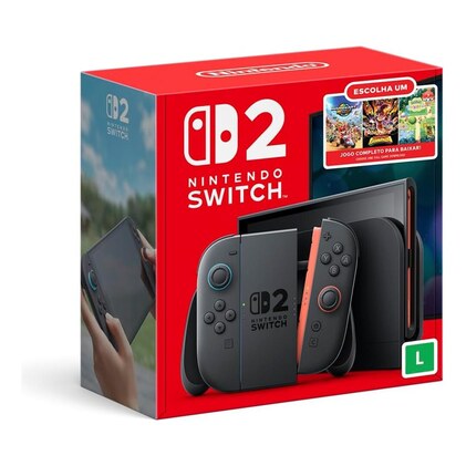Nintendo, Console, Nintendo Switch 2, Nacional, Portátil e Doméstico, Bateria de até 9 Horas, Inclui Joy-Con com Suporte e Alças, 1 ano de Garantia - Modelo Nacional de Tomada — imagem 9