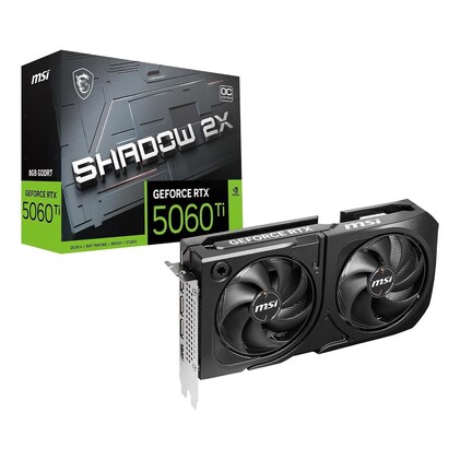 PLACA DE VIDEO NV RTX5060TI 8GB GDDR7 128BITS VENTUS 2X OC PLUS MSI 912-V536-023