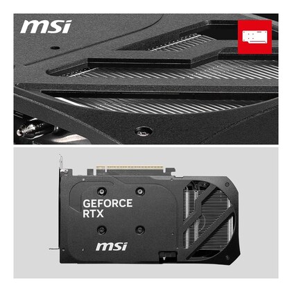 PLACA DE VIDEO NV RTX5060TI 8GB GDDR7 128BITS VENTUS 2X OC PLUS MSI 912-V536-023 — imagem 5