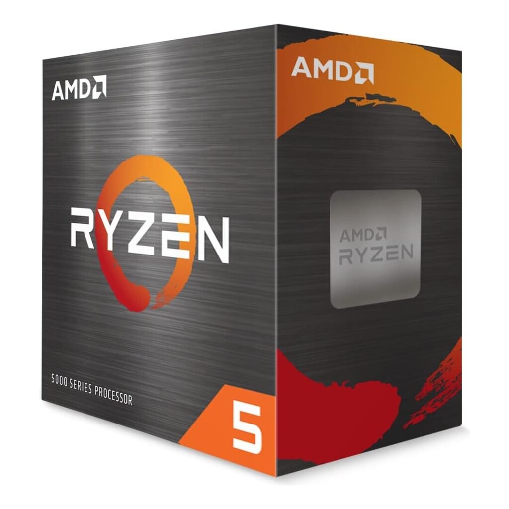 Processador AMD Ryzen 5 5500 100100000457BOX, Cerâmica cinza