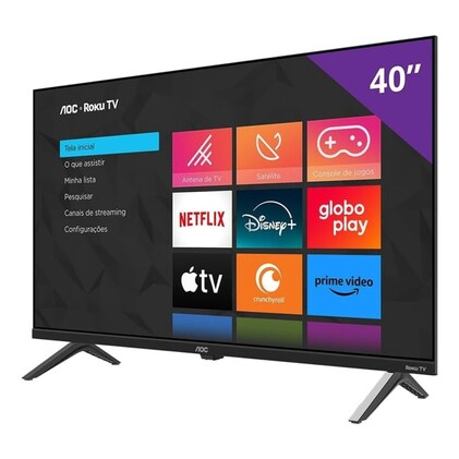 Smart TV 40" AOC Roku TV DLED Full HD 40S5045/78G - Bivolt — imagem 2